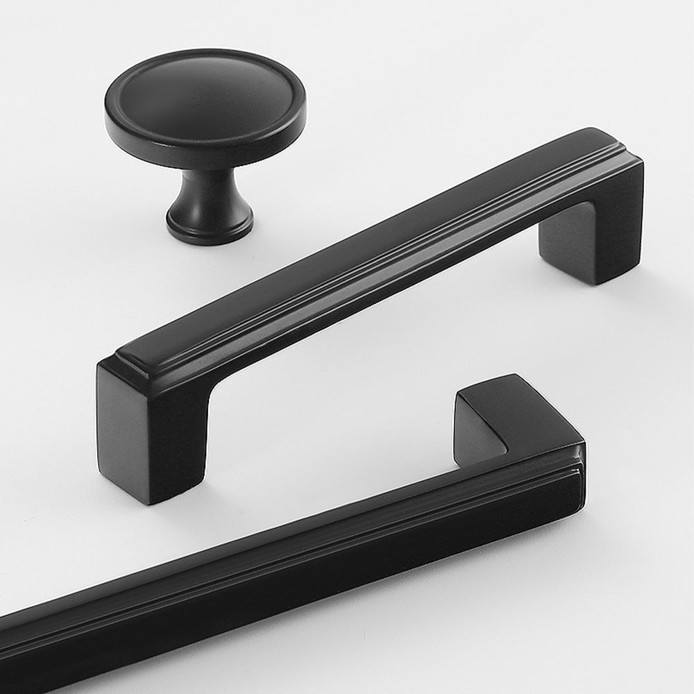 Modern Stepped Rectangular Cupboard Handles & Knobs