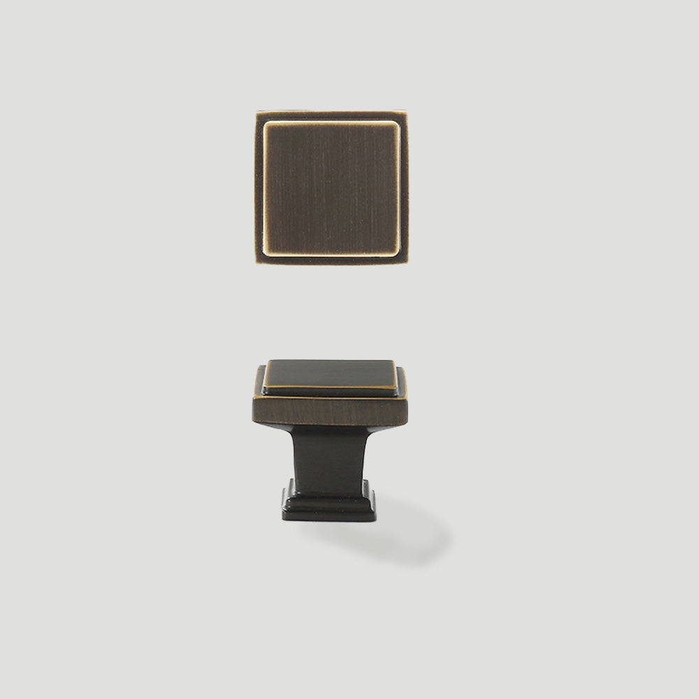 Modern Stepped Rectangular Cupboard Handles & Knobs