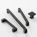 Modern Stepped Rectangular Cupboard Handles & Knobs