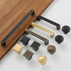 Modern Stepped Rectangular Cupboard Handles & Knobs