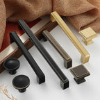 Modern Stepped Rectangular Cupboard Handles & Knobs
