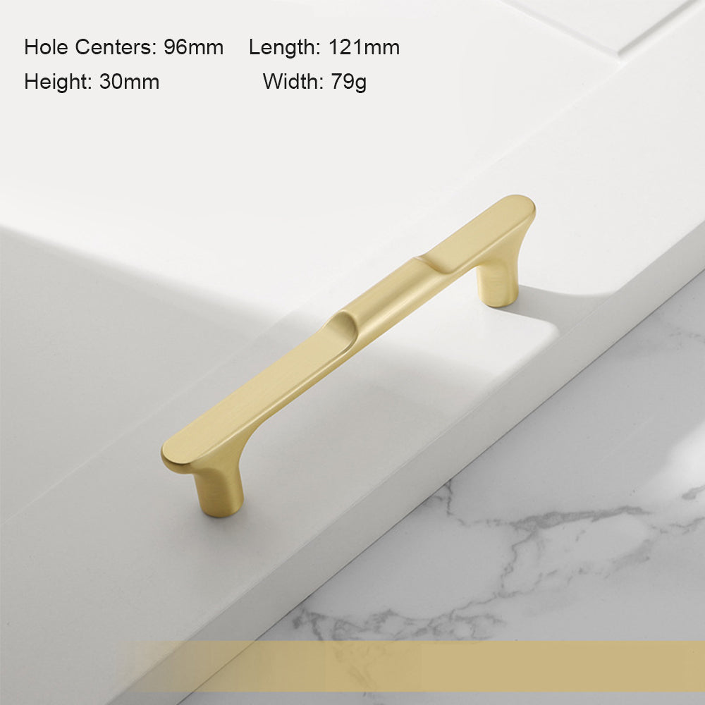 Modern Stepped T-Bar Cupboard Handles and Knobs