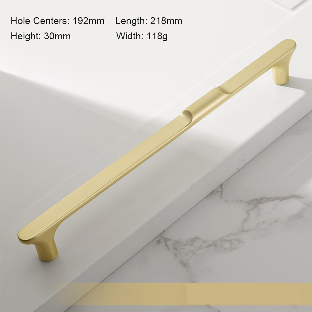 Modern Stepped T-Bar Cupboard Handles and Knobs