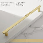 Modern Stepped T-Bar Cupboard Handles and Knobs