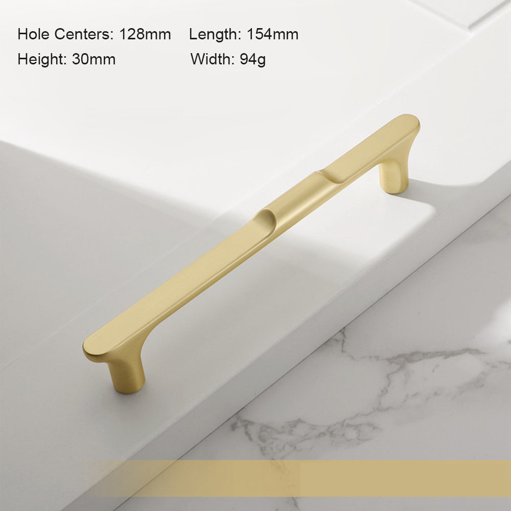 Modern Stepped T-Bar Cupboard Handles and Knobs