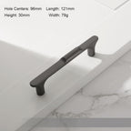 Modern Stepped T-Bar Cupboard Handles and Knobs