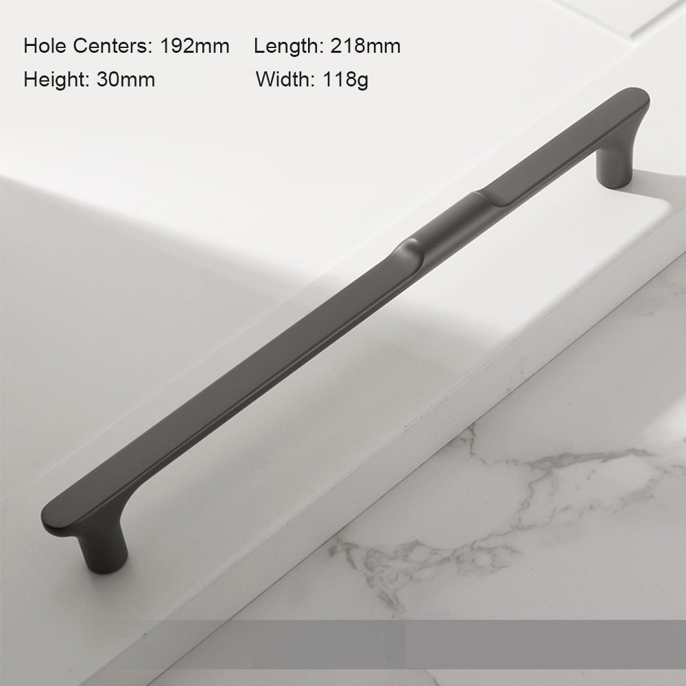 Modern Stepped T-Bar Cupboard Handles and Knobs