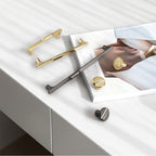 Modern Stepped T-Bar Cupboard Handles and Knobs