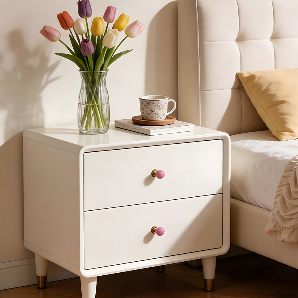 Modern Stone and Brass Ball Cupboard Knobs