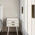 Modern Straight Bar Gold Cupboard Handles in Aluminium