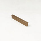 Modern Straight Bar Gold Cupboard Handles in Aluminium