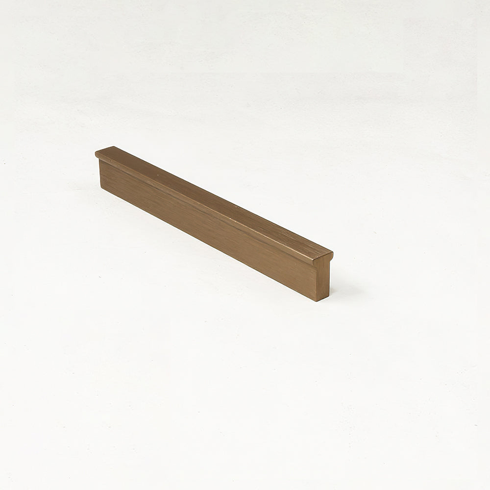 Modern Straight Bar Gold Cupboard Handles in Aluminium