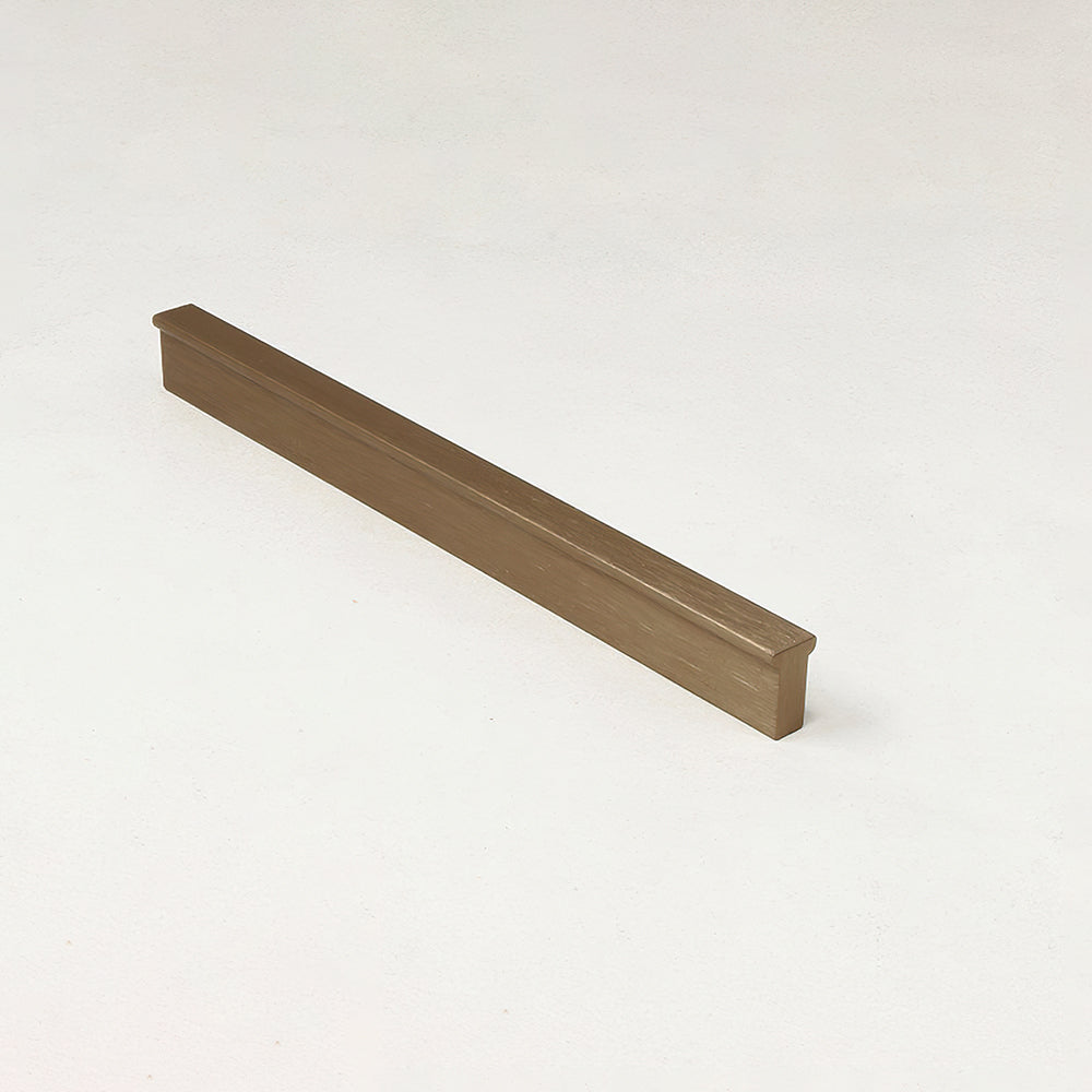 Modern Straight Bar Gold Cupboard Handles in Aluminium