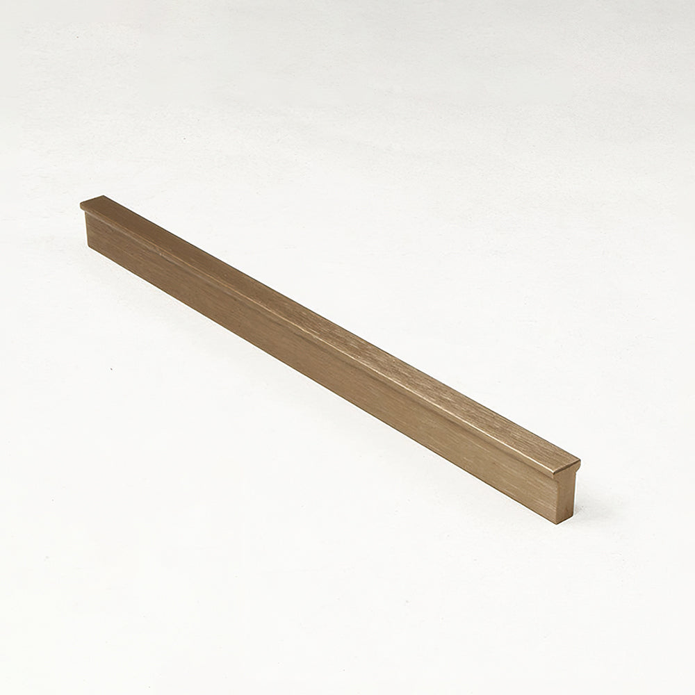 Modern Straight Bar Gold Cupboard Handles in Aluminium