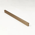 Modern Straight Bar Gold Cupboard Handles in Aluminium