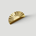 Modern Sunburst Half Moon Cupboard Handles