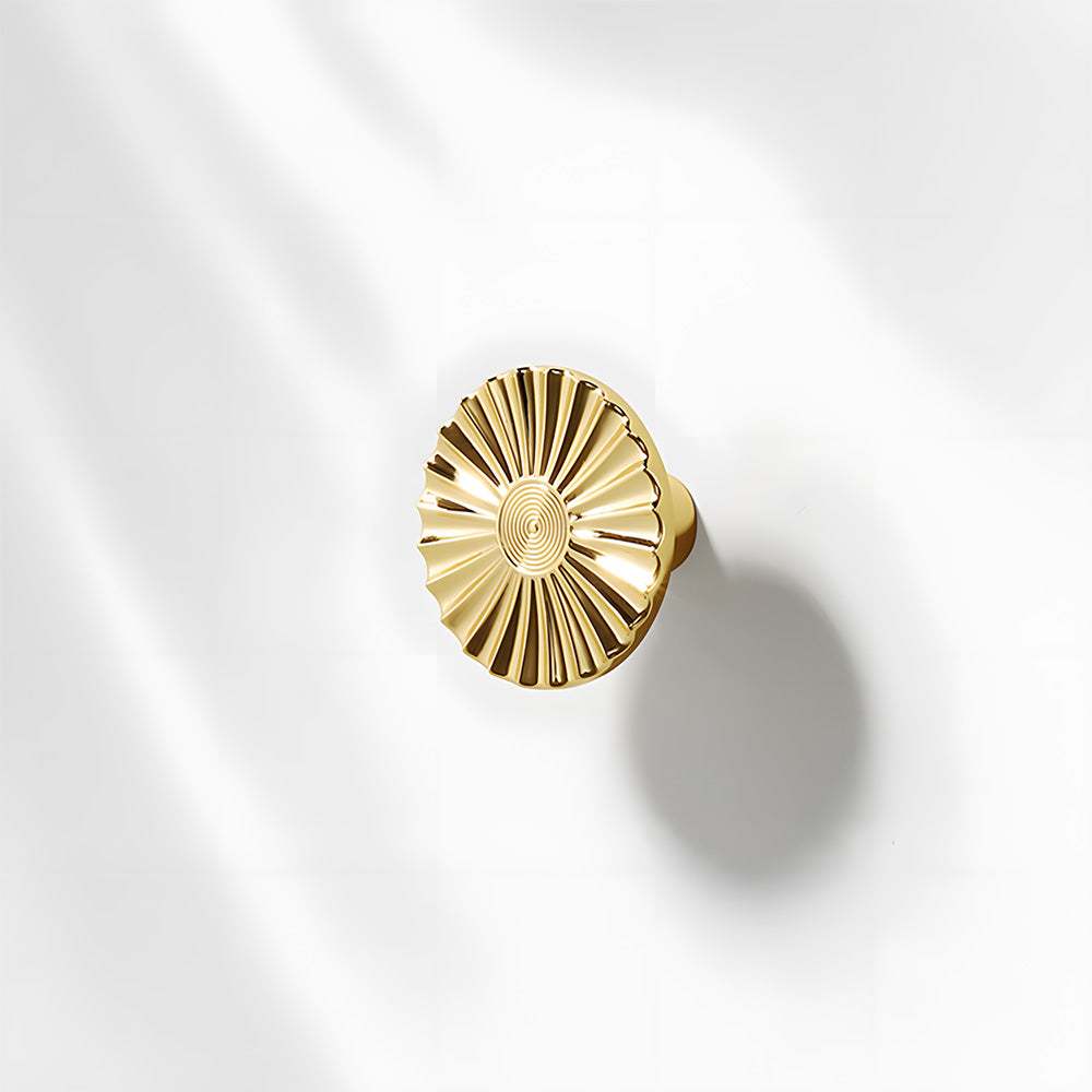 Modern Sunburst Half Moon Cupboard Handles