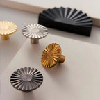 Modern Sunburst Half Moon Cupboard Handles