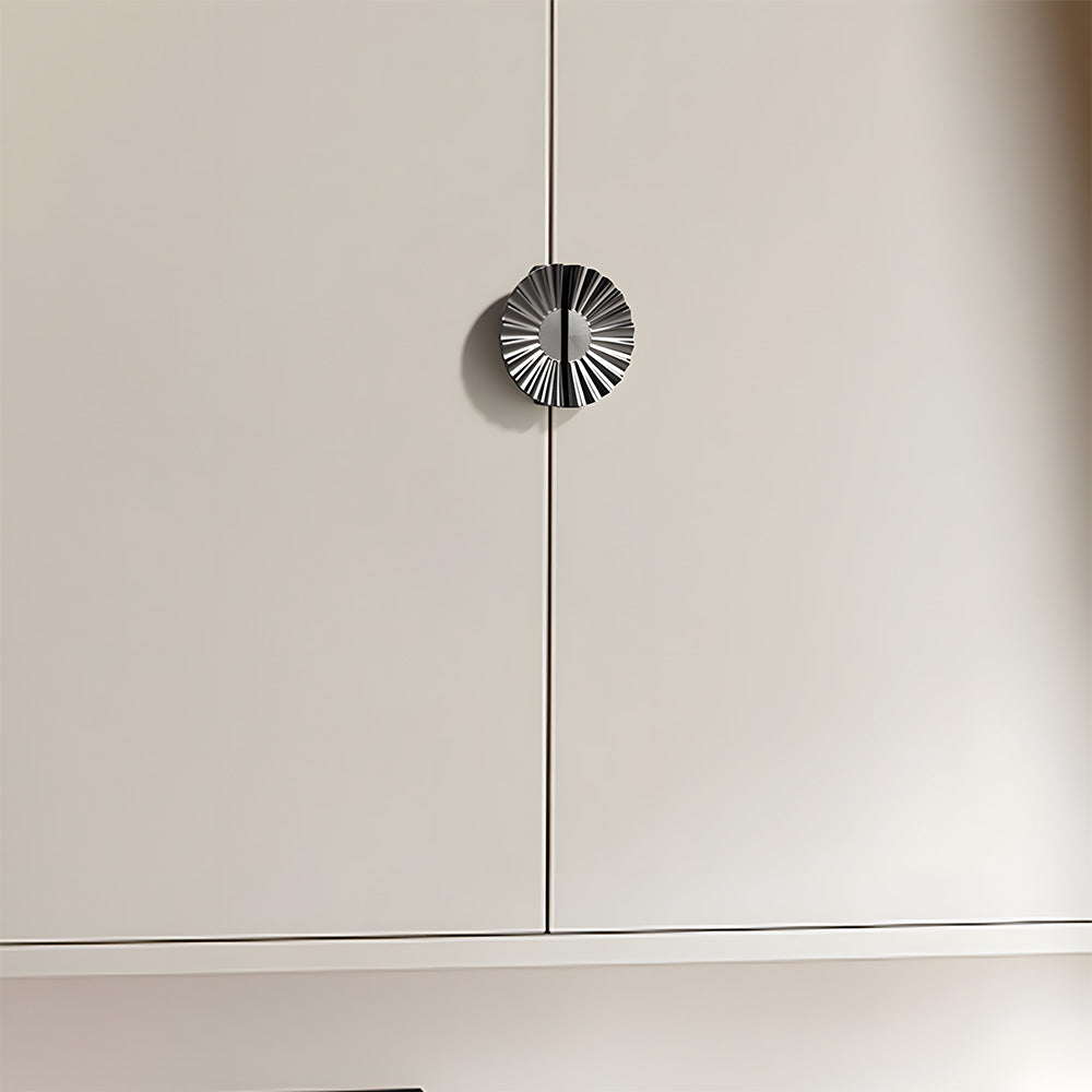 Modern Sunburst Half Moon Cupboard Handles