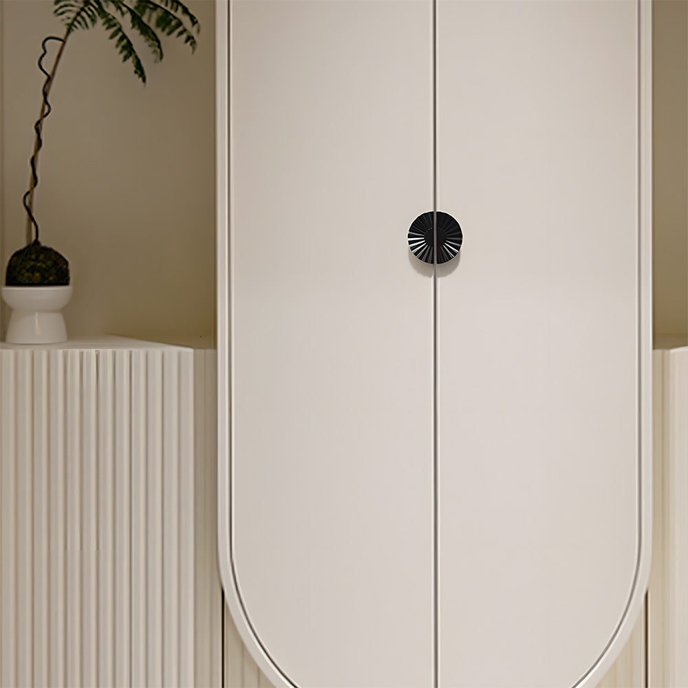 Modern Sunburst Half Moon Cupboard Handles