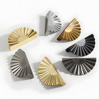 Modern Sunburst Half Moon Cupboard Handles