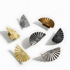 Modern Sunburst Half Moon Cupboard Handles