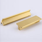 Modern T-Profile Solid Brass Cupboard Handles & Knobs