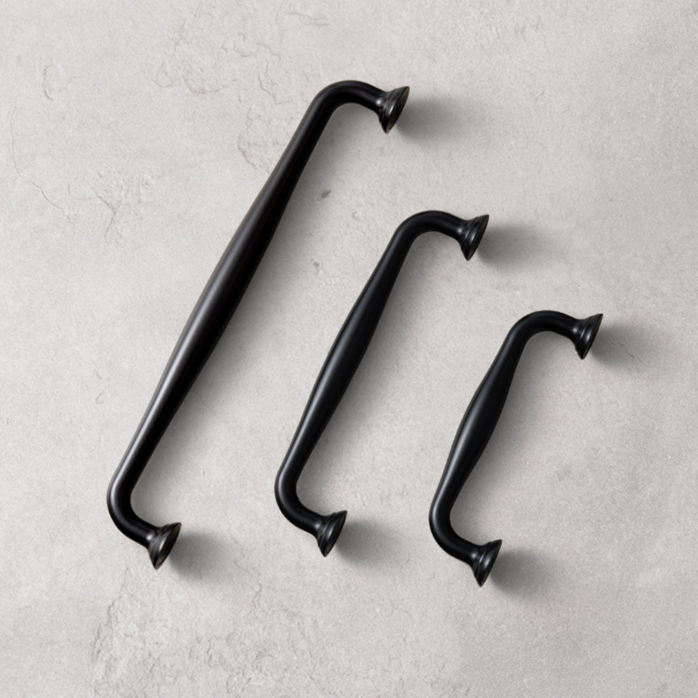 Modern Tapered D Wardrobe and Cupboard Handles
