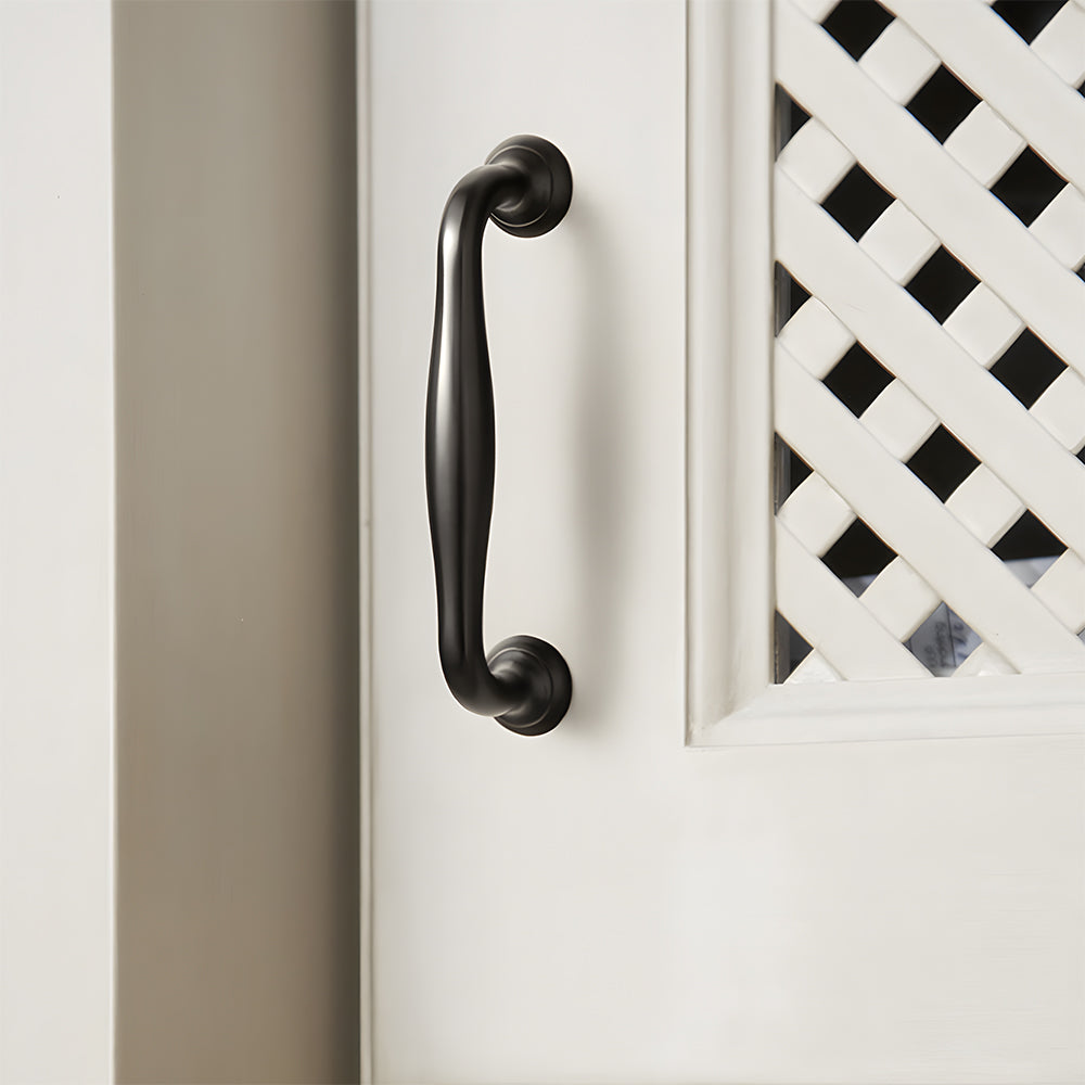 Modern Tapered D Wardrobe and Cupboard Handles