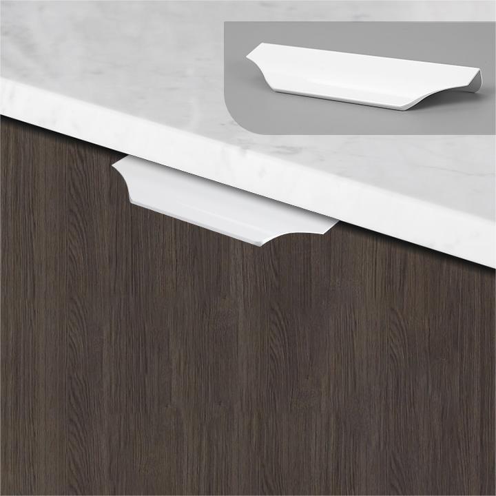 Modern Tapered-Lip Aluminium Edge Pull Handles