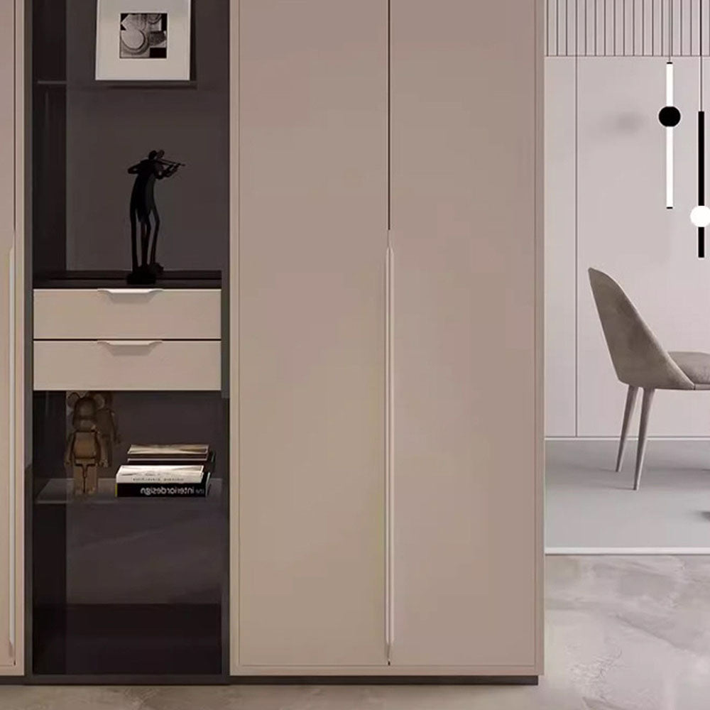 Modern Tapered-Lip Aluminium Edge Pull Handles
