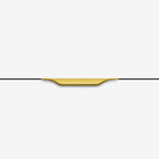 Modern Tapered-Lip Aluminium Edge Pull Handles