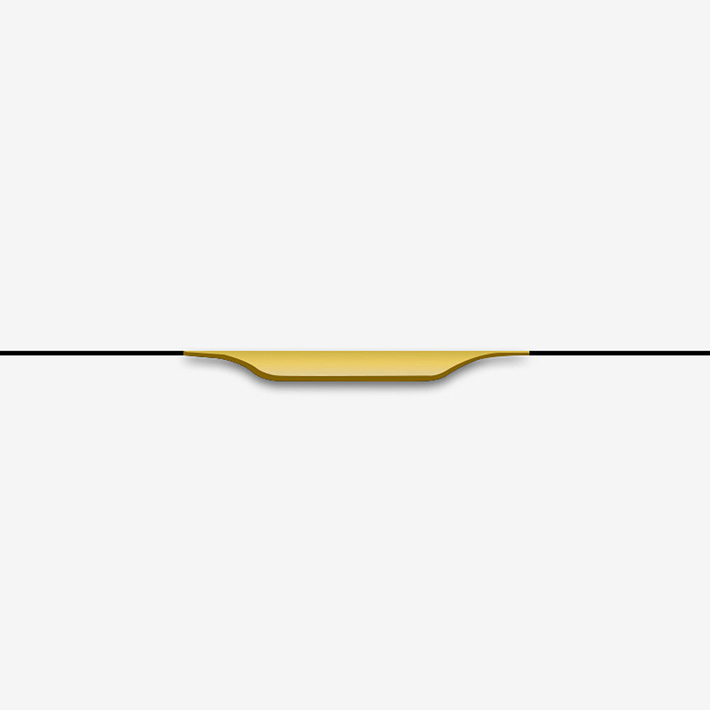 Modern Tapered-Lip Aluminium Edge Pull Handles