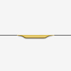 Modern Tapered-Lip Aluminium Edge Pull Handles