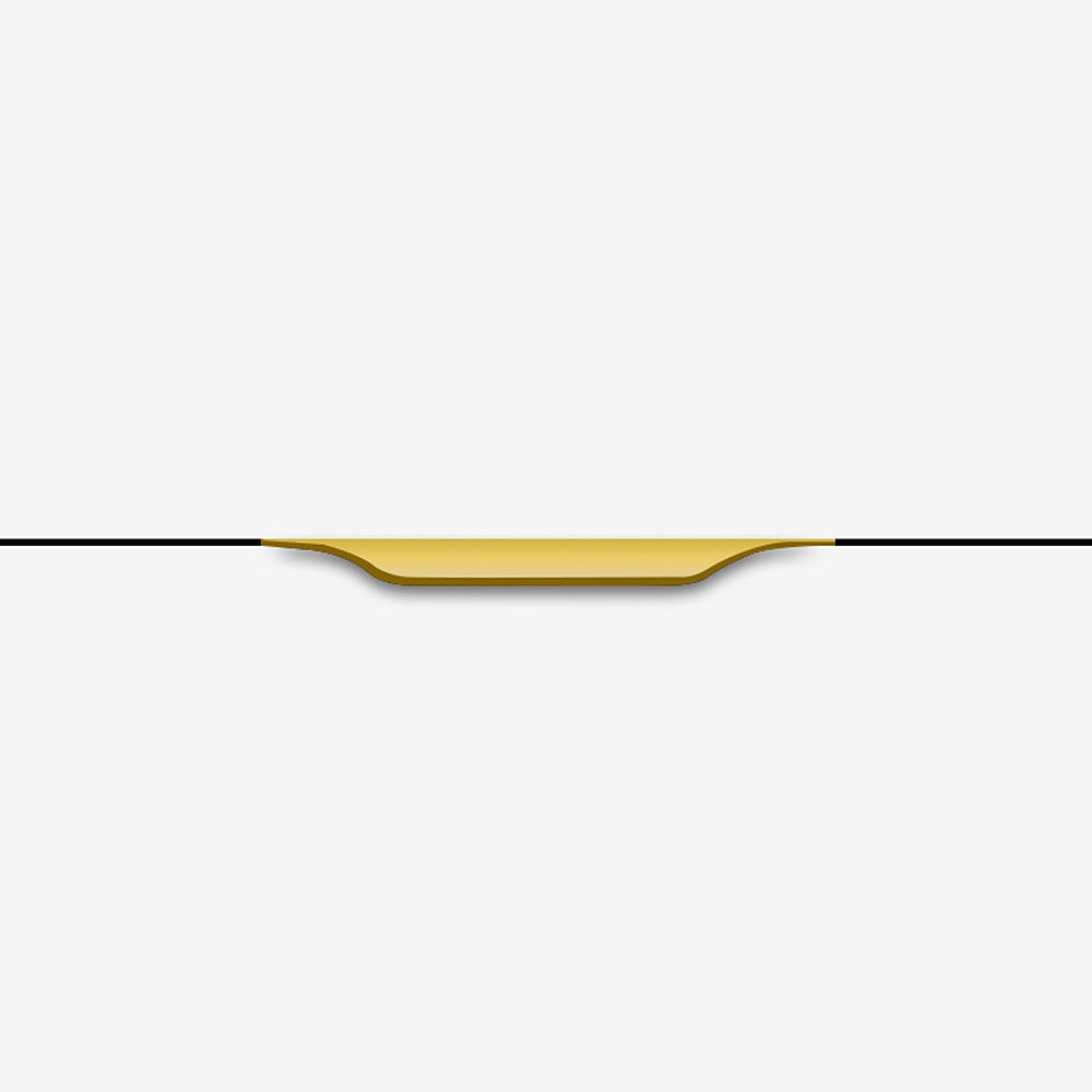 Modern Tapered-Lip Aluminium Edge Pull Handles