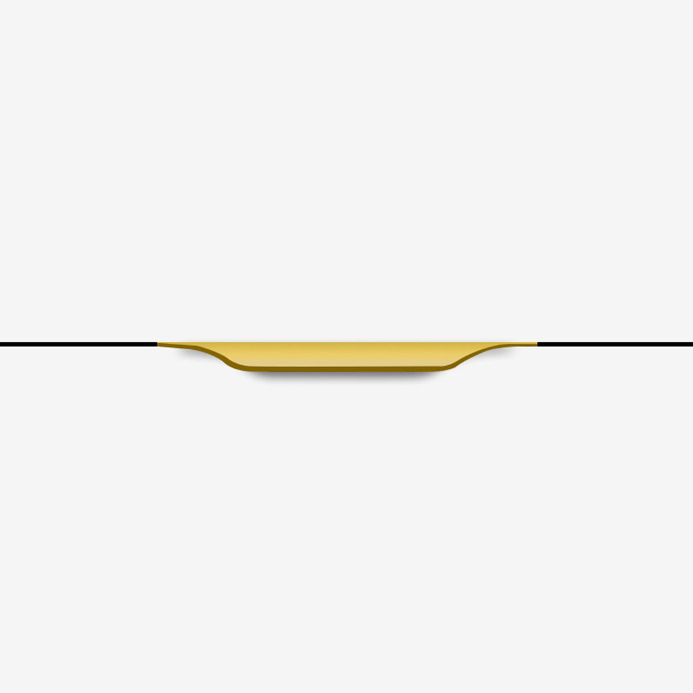 Modern Tapered-Lip Aluminium Edge Pull Handles