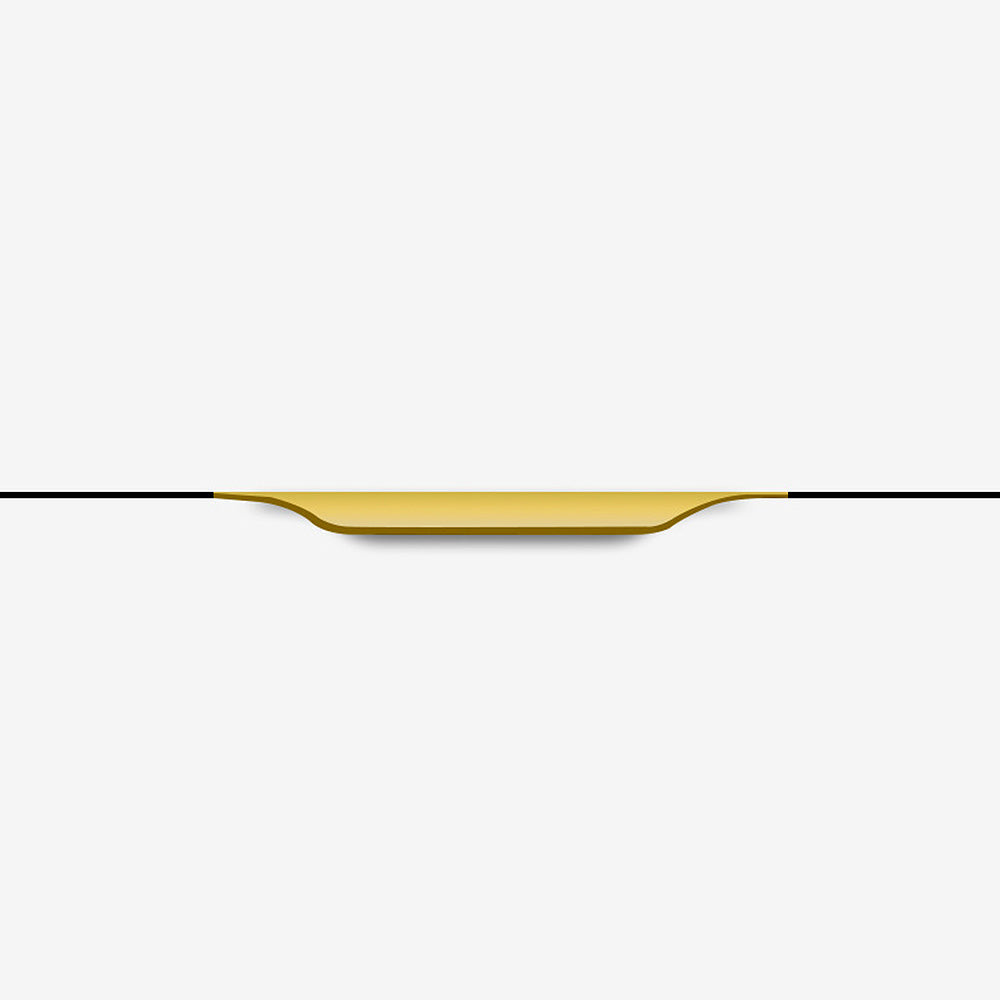 Modern Tapered-Lip Aluminium Edge Pull Handles