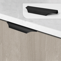 Modern Tapered-Lip Aluminium Edge Pull Handles