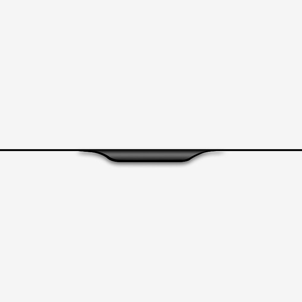 Modern Tapered-Lip Aluminium Edge Pull Handles