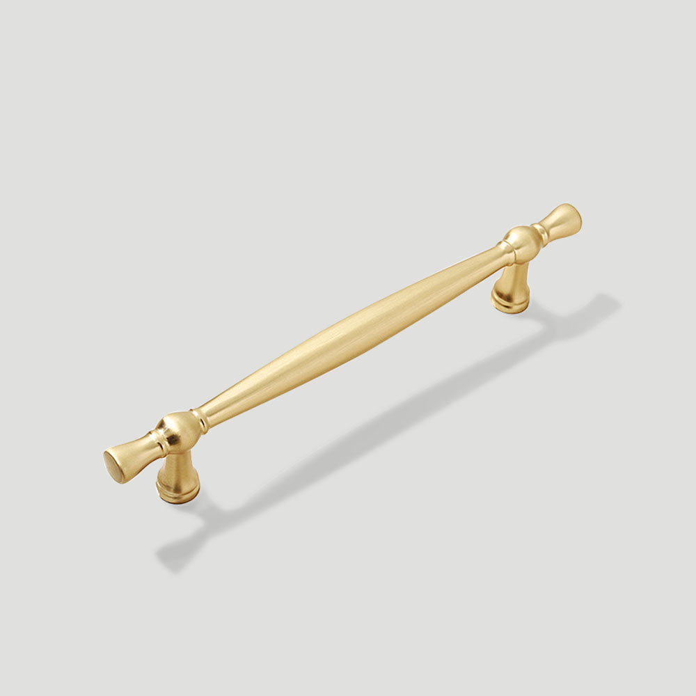 Modern Tapered Zinc Alloy T-Bar Cupboard Handles and Knobs