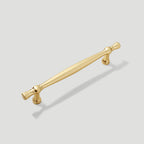 Modern Tapered Zinc Alloy T-Bar Cupboard Handles and Knobs