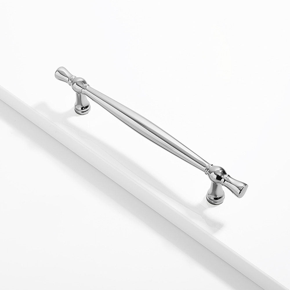Modern Tapered Zinc Alloy T-Bar Cupboard Handles and Knobs
