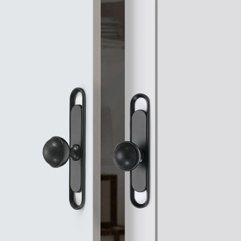 Modern Textured Round Brass Wardrobe and Cupboard Knobs