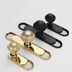 Modern Textured Round Brass Wardrobe and Cupboard Knobs