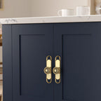 Modern Textured Round Brass Wardrobe and Cupboard Knobs