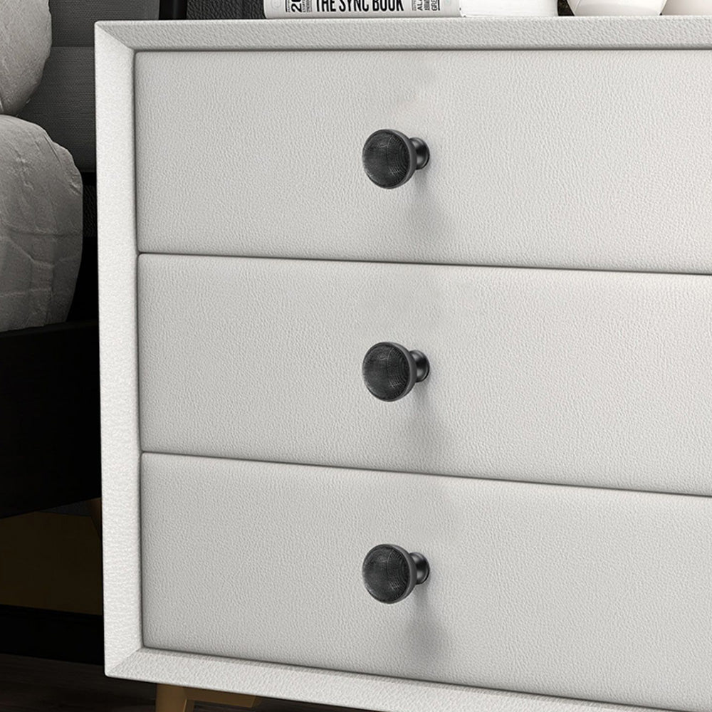 Modern Textured Round Brass Wardrobe and Cupboard Knobs