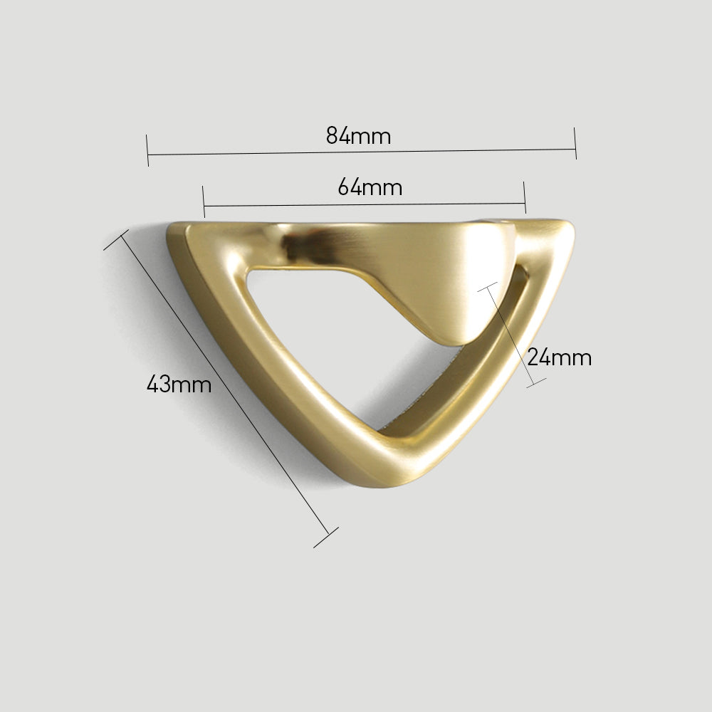 Modern Triangular Self-Adhesive Drawer Handles