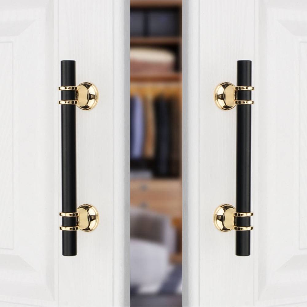 Modern Twin-Ring T-Bar Cupboard Handles & Knobs