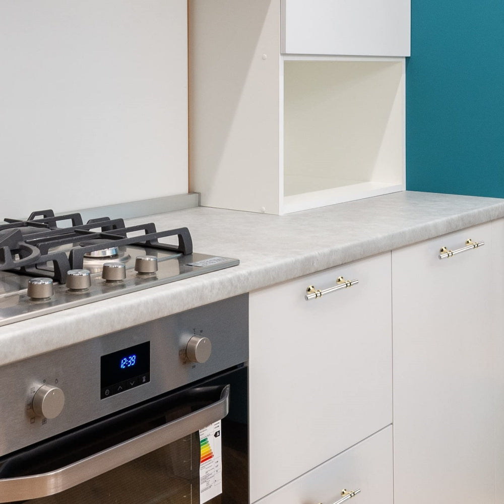 Modern Twin-Ring T-Bar Cupboard Handles & Knobs