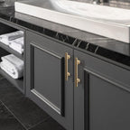 Modern Twin-Ring T-Bar Cupboard Handles & Knobs